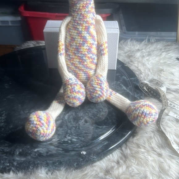 Handmade Crochet Giraffe Toy for Kids - Picture 6 of 8